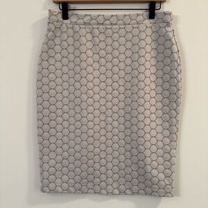Women’s Leota Gray patterned Pencil Skirt Knee-Length Workwear size medium M